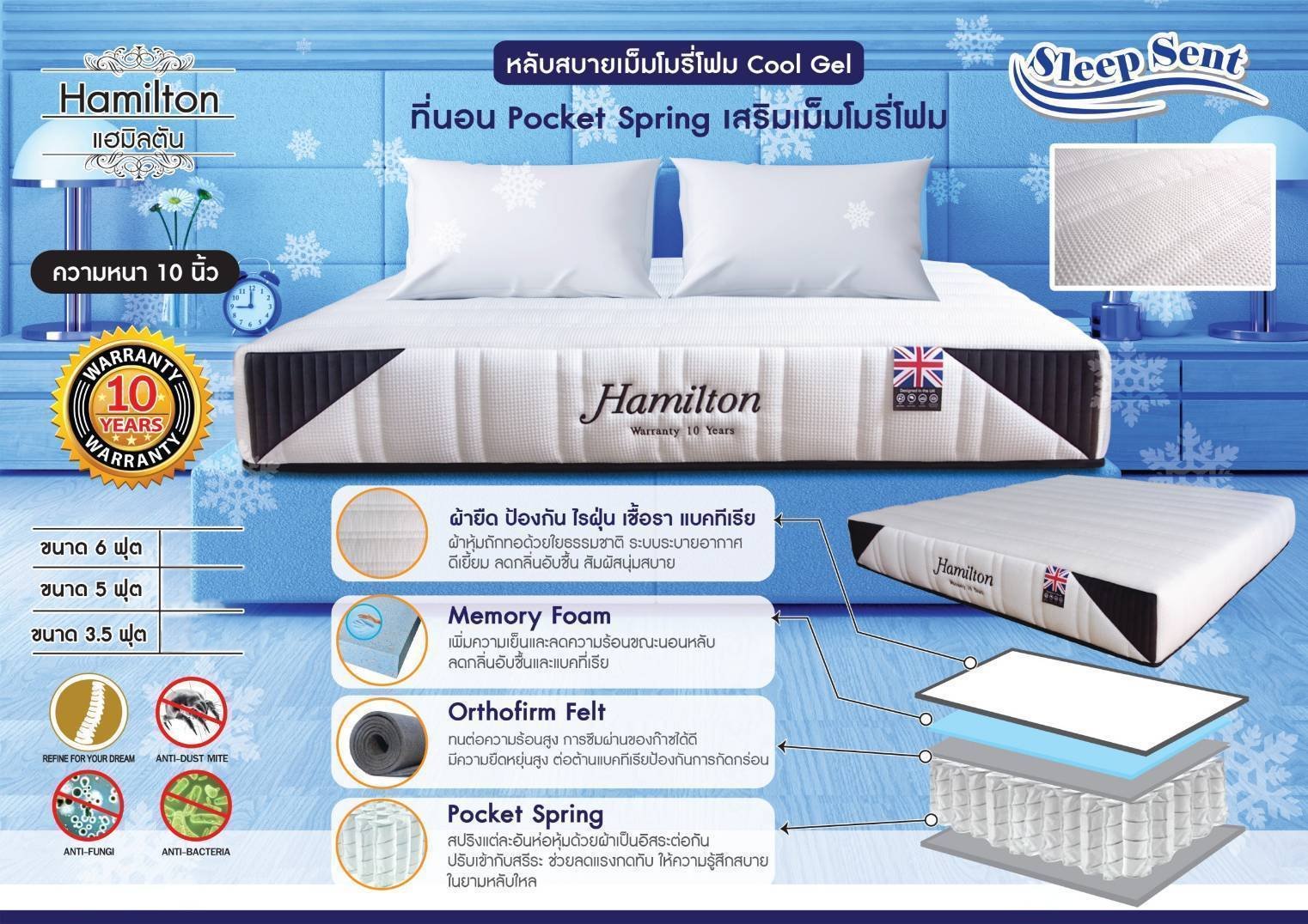 ที่นอนเมมโมรี่โฟม